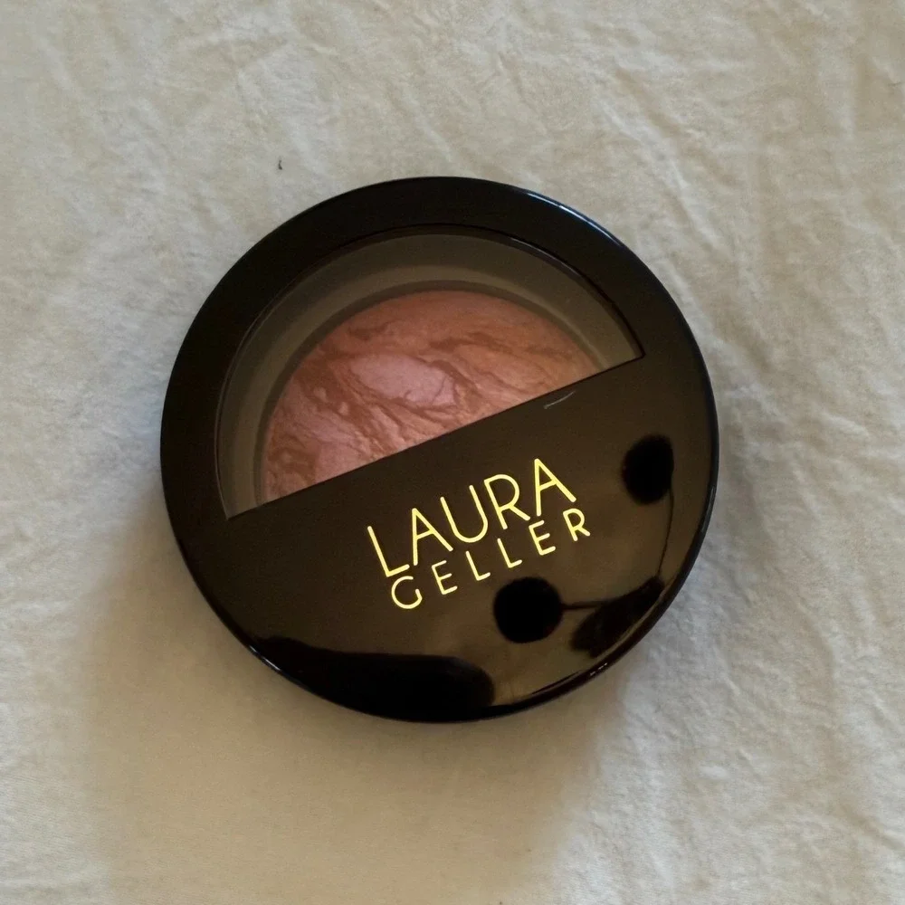 Laura Geller Baked Blush-N-Brighten Women 0.16oz Pink New Marbleized Blush